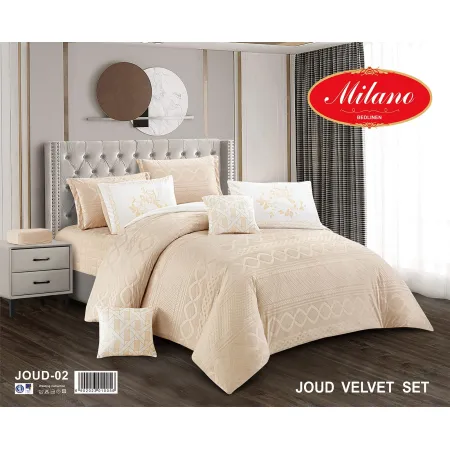 Milanobedlinen Comforter Joud Velvet Single 4pcs Set